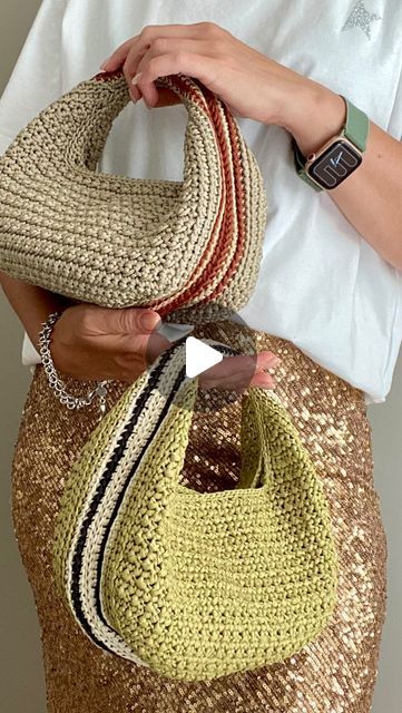 Bag Tutorial, Raffia Bag, Bags Tutorial, Easy Crochet Patterns, Crochet Bag, Crochet Patterns, In This Moment, Crochet, Pattern