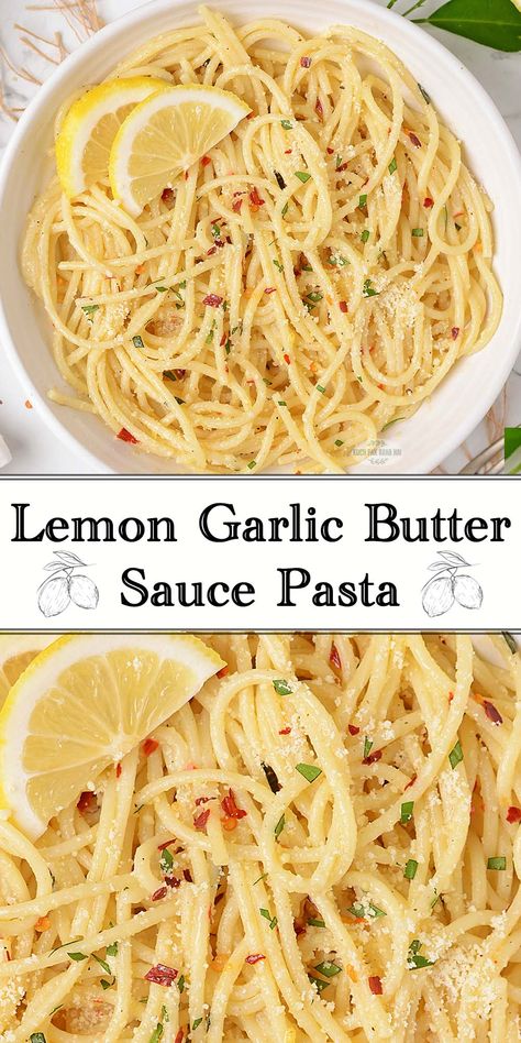 Lemon Garlic Butter Pasta Vegan Garlic Butter Pasta, Butter And Oil Pasta, Lemon Pepper Noodles, Lemon Oil Pasta, Buttery Noodles Pasta, Fancy Buttered Noodles, Creamy Garlic Butter Pasta, Simple Garlic Butter Pasta, Butter Garlic Sauce For Pasta