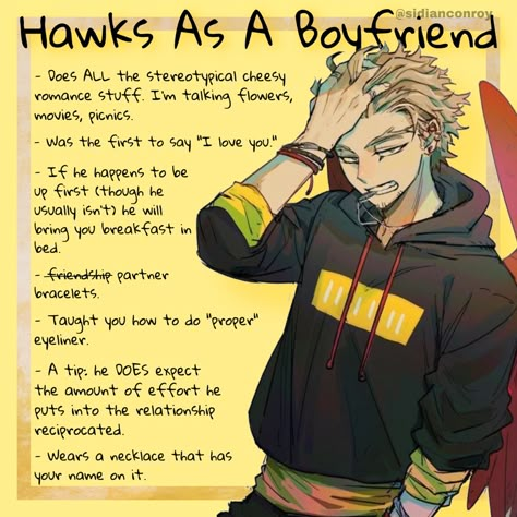 Hawks As Your Boyfriend Headcannons, Hawks Phone Call, Hawks X Yn Headcannons, Hawks Mha Headcannons, Hawks Sensitive Wings, Dabihawks Headcanons, Mha Hawks Funny, Hawks Imagine Spicy, Mha Fan Fiction