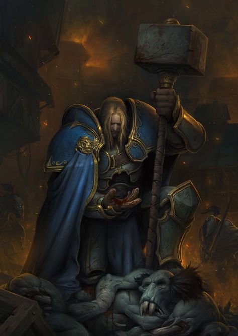 Arthas Menethil, Warcraft Characters, Warcraft Iii, Illustration Fantasy, Warcraft Art, 다크 판타지, Wow Art, Fantasy Warrior, Arte Fantasy