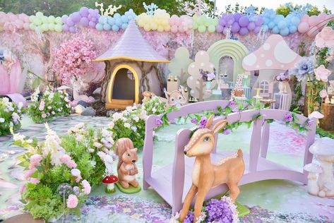 Enchanted Garden 1st Birthday Garden Party Ideas, Enchanted Garden Birthday Party, Enchanted Birthday Party, Enchanted Garden Birthday, Garden Theme Birthday, Enchanted Garden Theme, Garden Birthday Party Ideas, Bday Themes, Party Theme Decorations