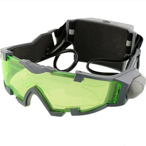 [10] Night Vision Goggles Lens Adjustable Elastic Band Night Glasses Eyeshield Worldwide Green #night #vision #goggles #lens #adjustable #elastic #band #glasses #eyeshield #worldwide #green Hero Suit Ideas, Nft Fashion, Night Glasses, Sci Fi Props, Superhero Suits, Night Vision Goggles, Futuristic Cyberpunk, Tinted Glasses, Rave Gear