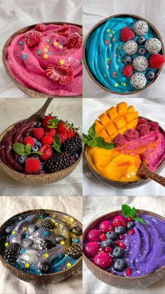 Health Bowls, Cold Snack, Acai Bowls Recipe, Smoothie Fruit, Homemade Cookbook, Fruit Strawberry, Snack Healthy, Acai Bowls, Makanan Diet