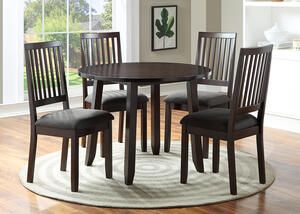 Dining Room Sets - The RoomPlace Round Dining Room Sets, Luxe Furniture, Dining Table Dimensions, Dining Inspiration, Dining Table Chair, Solid Wood Chairs, Round Dining Room, Wood Chairs, Dinette Sets