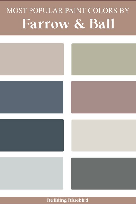 Ash Grey Farrow And Ball, Farrow And Ball Paint Combinations, Hallway Ideas Farrow And Ball, Farrow And Ball Moody Colors, Farrow And Ball Stairs Hallways, Farrow And Ball Trim Colors, Farrow And Ball Gray Paint Colors, Farrow And Ball Painted Stairs, Farrow And Ball Manor House Grey