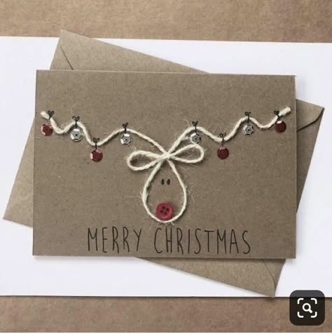 Rudolph Christmas Card, Homemade Christmas Cards, Christmas Card Set, Christmas Card Crafts, Diy Christmas Cards, E Card, Christmas Card Ideas, Christmas Cards Handmade, Christmas Gift Wrapping