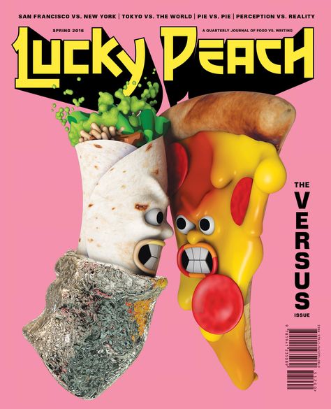 Lucky peach Magazine cover - Jack Sachs Illustration | 3D Animation Lucky Peach Magazine, Lucky Peach, David Chang, Magazine Wall, Its Nice That, 귀여운 동물, 3d Animation, Editorial Design, Magazine Cover