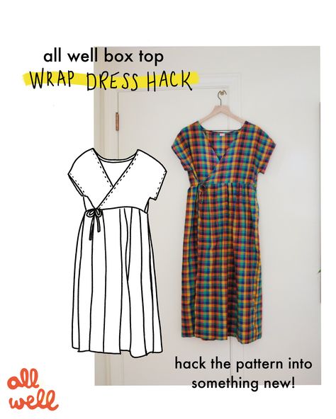 Mc Calls Patterns Dresses, Simple Dress Free Pattern, Box Dress Pattern, Wrap Top Sewing Pattern Free, Dress Out Of Bed Sheet, All Well Box Top, Strap Dress Styling, Boho Dress Sewing Pattern, Summer Dress Sewing Patterns Free