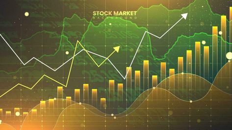 Successful stock market statistical information and trends with up arrows. Futuristic financial trading chart. Economic information growth background Stock Market Background, Stock Market Wallpaper Creative, Growth Background, Trading Background, Financial Background, Up Arrow, Trading Charts, Stock Charts, Economic Growth