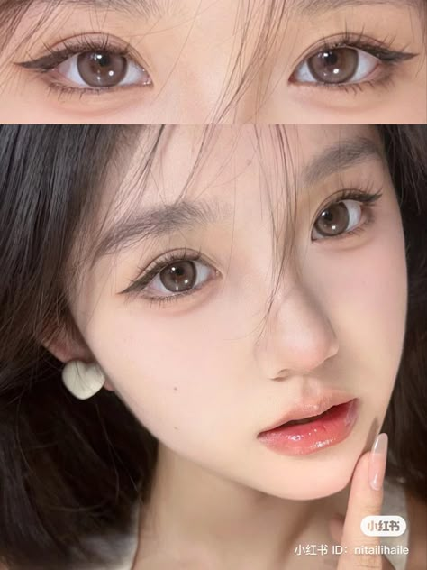 #makeup #makeupartist #makeupideas #makeuplook #makeupinspo #eyemakeupideas #eyemakeupinspiration #eyemakeup #eyemakeupinspo #xiaohongshu Uzzlang Aesthetic, Makeup Life Hacks, Makeup Asian, Korea Makeup, Chinese Makeup, Makeup Face Charts, Douyin Makeup, Asian Eye Makeup, Asian Makeup