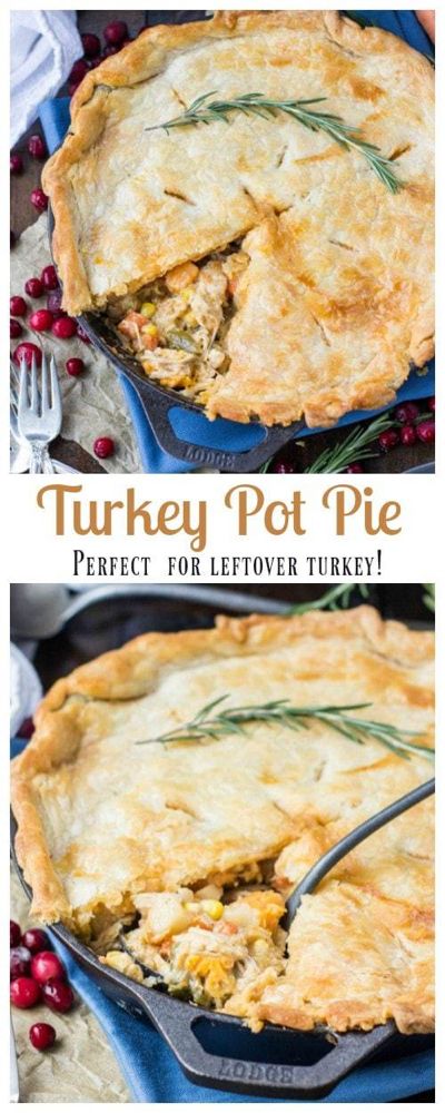 Easy Leftover Turkey Recipes, Turkey Pot Pie Recipe, Turkey Leftovers, Turkey Pot, Leftover Recipes, Turkey Pot Pie, Cooking Fish, Leftover Turkey Recipes, Pot Pies Recipes