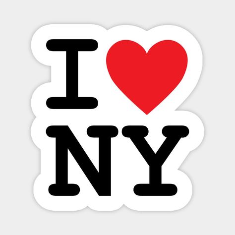 New York City magnet - a stylish reminder of your favorite city. Perfect for the home, office, or anywhere you want to show your love for NYC. #newyorkcity #magnet . #I_Love_Ny_Sticker #Laptop_Stickers_Disney #Macbook_Case_Stickers #I_Heart_New_York Laptop Stickers Disney, Macbook Case Stickers, Suitcase Stickers, Sticker Design Inspiration, Cute Laptop Stickers, Macbook Stickers, Iphone Case Stickers, Collage Phone Case, I Love Ny