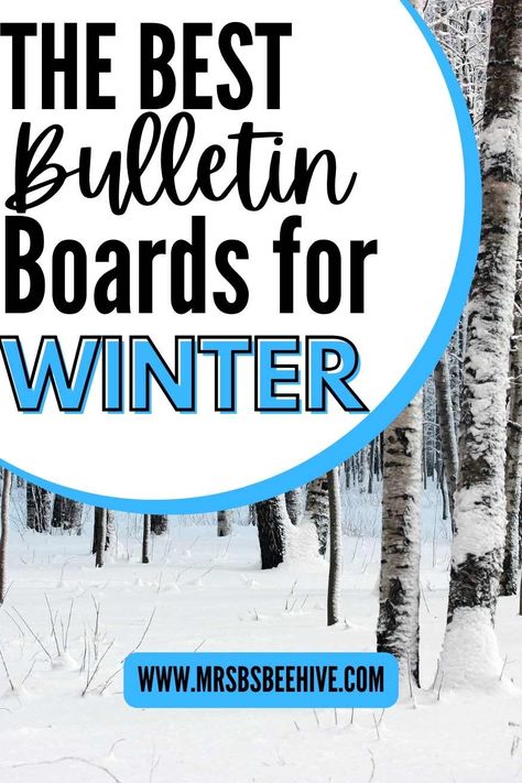 Discover a multitude of charming and creative Winter Bulletin Board ideas that will surely warm your heart. Be inspired by unique themes, eye-catching colors, and interactive designs that celebrate the magic and beauty of winter. Perfect for classrooms, offices, or at home - transform your bulletin board into a winter wonderland this season! Interactive Winter Bulletin Boards, Winter Display Case School, Winter Bulletin Boards For Middle School, January Bulletin Board Ideas Middle School, Church Winter Bulletin Board Ideas, January Birthday Bulletin Board Ideas, Mitten Bulletin Board Ideas, Snow Globe Bulletin Board, Winter Preschool Bulletin Boards