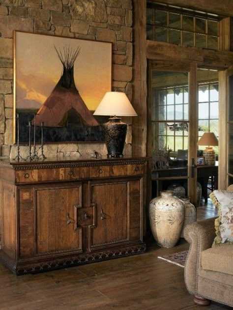 American Home Decor, Native American Decor, Rustic Western Decor, Southwestern Home, Southwestern Decor, Western Furniture, European Home Decor, Southwest Decor, Western Home