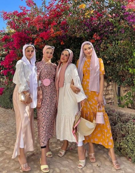 Modest Beach Outfit, Modest Ootd, Hijabi Summer Outfits, Hijabi Fashion Summer, Cute Hijabi Outfits, Hijabi Mode, Hijab Outfit Summer, Hijab Fashion Summer, Estilo Hijab