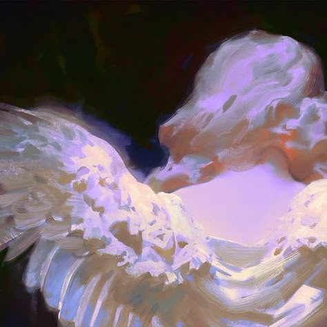 Ethereal Art Inspiration, Yuming Li, Angel Art Aesthetic, Angelic Artwork, Angels Drawing, Angel Art Painting, Angel Reference, Eye Drawing Ideas, Angel Fanart