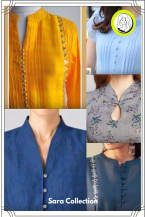 Classic and Contemporary Kurti Neck & Sleeve Ideas New Latest Neck Design For Suit, Latest Neck Designs For Suits, Kurti Patterns Latest, Kurtis For Jeans, Neck Design For Suit, Short Kurtis For Jeans, Kurti Back Neck Designs, Neck Patterns For Kurtis, Latest Neck Design