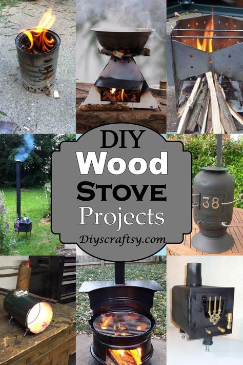 Homemade Heater, Gas Bottle Wood Burner, Tiny House Wood Stove, Paper Flower Ideas, Wood Stove Heater, Small Wood Burning Stove, Mini Wood Stove, Tiny Wood Stove, Small Wood Stove