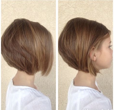 Short Girls Haircut Kids, Girls Short Haircut Kids, Short Stacked Bob, Short Stacked Bob Hairstyles, Kids Bob Haircut, Kids Haircut, Short Hair For Kids, Bob Haircut For Girls, Stacked Bob Hairstyles