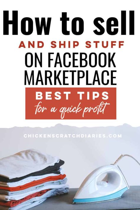 How to Make Money on Facebook Marketplace (without leaving home!) » Chicken Scratch Diaries Tips For Selling On Facebook Marketplace, Facebook Marketplace Tips, Selling On Facebook Marketplace, How To Sell On Facebook Marketplace, Resale Business, Home Chicken, Garage Sale Tips, Selling Crafts Online, Reselling Business