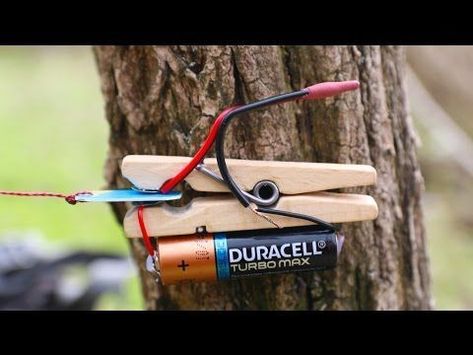 Trip Wire Alarm, Trip Wire, Bushcraft Kit, Survival Ideas, Survival Life Hacks, Survival Stuff, Survival Techniques, Budget Planer, Beach Hacks