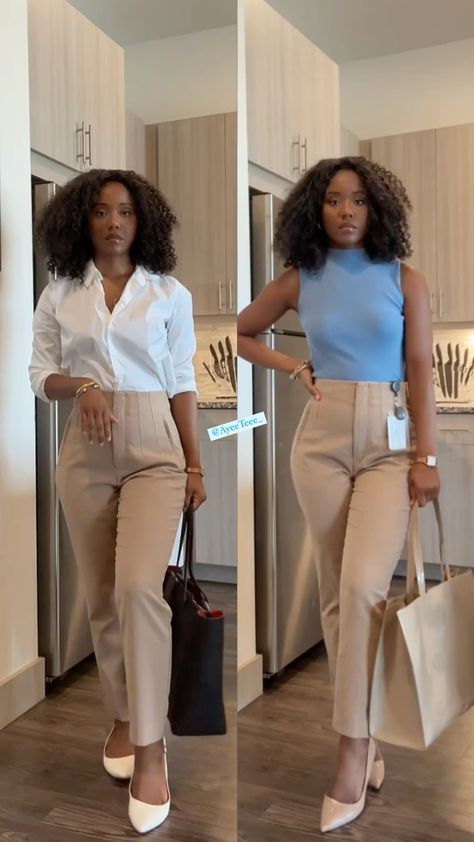 Late Summer Office Outfits, Buissnes Aesthetic Outfit, Office Interview Outfits Women, Finance Girl Outfit, Office Outfits Women Petite, Corporate Girl Black Woman, Corporate Outfits Black Women, Business Professional Outfits Skirt, Bcba Outfits