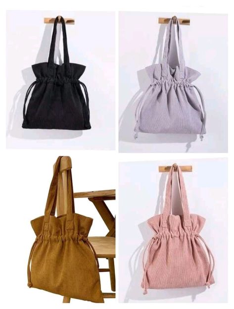 Sewing Trends For 2023, Sewing Kit Bag, Velour Bag, Canvas Bag Design, Sac Diy, Diy Bag Designs, Diy Bags Patterns, Diy Bags Purses, Tote Bags Sewing