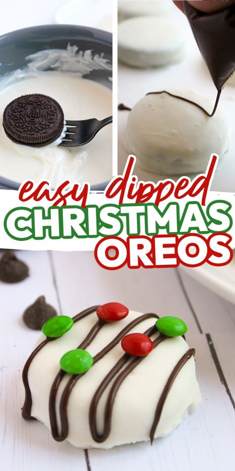 christmas lights chocolate dipped oreos for a bake sale Christmas Desserts For Bake Sale, Christmas Baking To Sell, Desserts For A Christmas Party, Easy Christmas Food Ideas Snacks, Cute Christmas Snacks For Party, Bake Sale Ideas Christmas, Christmas Baked Goods To Sell, Christmas Bake Sale Ideas Easy, Easy Christmas Baking Ideas