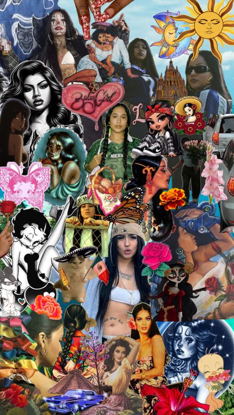 A collage of chicana culture and things that inspire me as a chicana Chicana Culture, A Collage, Inspire Me, Things That, Collage