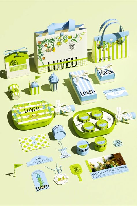 LUVEU’s packaging design, courtesy of zwqy lab, features an upbeat aesthetic, highlighted by a vibrant blue and green color palette that reflects the brand’s fresh and dynamic approach to fragrance. Packaging Design Trends, Branding Design Packaging, Green Colour Palette, Design Strategy, Creative Packaging Design, Creative Packaging, Packaging Design Inspiration, Brand Packaging, Infographic Design