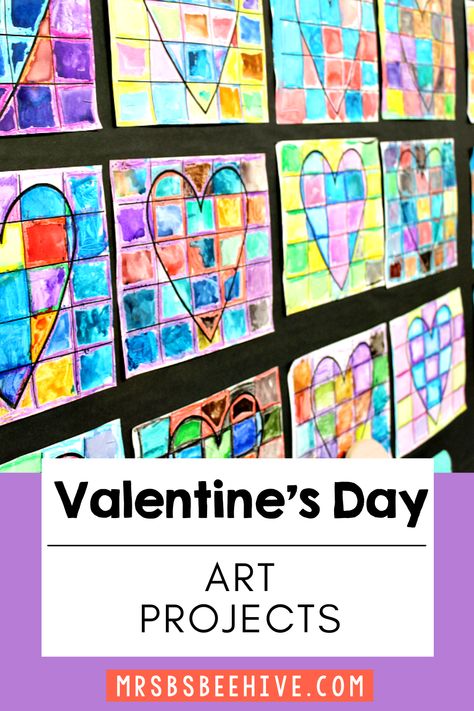 Looking for a Valentine's Day project for your students that is both creative and educational? Look no further than this Valentine's Day Heart Art Project! Using a variety of materials, students will create a heart-shaped collage that celebrates all the things they love about Valentine's Day. Valentine Art 5th Grade, Collaborative Heart Art Projects, Heart Craft Kindergarten, Valentine’s Day Art 3rd Grade, Love One Another Bulletin Board, Valentine's Day Art Project For Kids, Valentines Art 2nd Grade, Valentine Picture Frame Crafts For Kids, Valentines Craft For Elementary Students