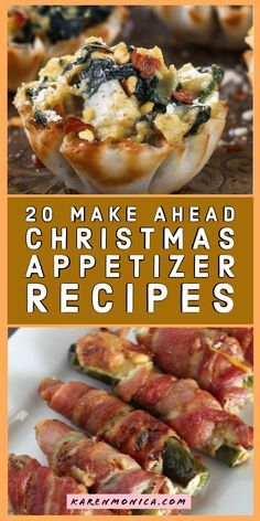 Best Christmas Appetizers Holidays, Appiterzers Easy Recipes For Christmas, Christmas Party Hors Doeuvres Easy, Easy Recipes For Christmas Party, Christmas Party Menu Ideas Appetizers, Holiday Heavy Appetizers, Holiday Apps Christmas, Make Ahead Christmas Party Food, Christmas Easy Appetizers For A Party