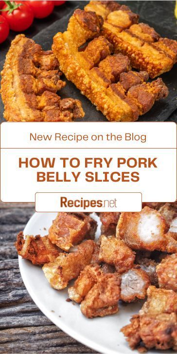 Discover How To Fry Pork Belly Slices to perfection with this ultimate guide. Whether you love Pork Belly Recipes Crispy or want to try something new with Fried Pork Belly, this method will ensure success. Great for making Pork Belly Strips and adding variety to your Fast Pork Belly Recipes. Perfect your Belly Pork Slices Recipes now! Head to Recipes.net for more pork meat recipes. Pork Slices Recipes, Pork Meat Recipes, Pork Belly Recipes Crispy, Pork Belly Strips, Pork Ideas, Belly Pork, Fried Pork Belly, Pork Belly Slices, Pork Belly Recipes