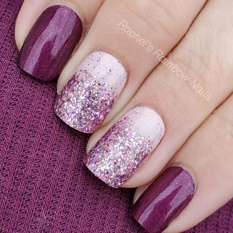 Rose Ombre Color Street Combo, Color Street Mount Crushmore Overlay, Color Street Winter Combos, Funky Fingers, Nail Combos, Nail Color Combos, Color Street Combos, Mani Ideas, Pretty Nail Polish