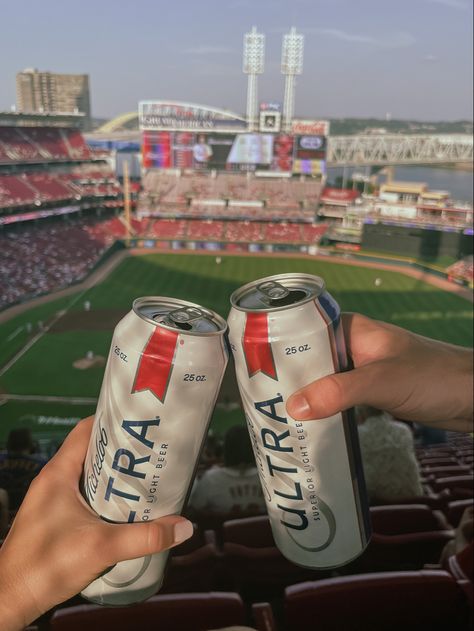 Michelob Ultra Aesthetic, Micalobe Ultra Beer, Kate Core, Michelob Ultra, Coors Light Beer Can, Play Ball, 2025 Vision, Cincinnati Reds, Beer Can