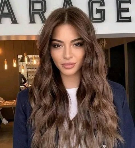 Rich Brown Hair Color, Brunette Tones, Hair Tips And Tricks, Rich Brown Hair, Rambut Brunette, Light Brunette, Beige Hair, Hair Color Chocolate, Brown Hair Looks