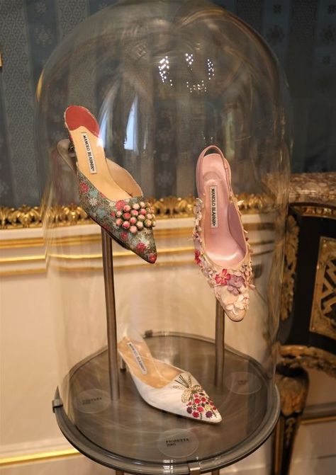 London Exhibition, Vintage Manolo Blahnik, Art Deco Shoes, Wallace Collection, Old Master Paintings, Mom Shoes, Master Paintings, Manolo Blahnik Heels, Runway Shoes