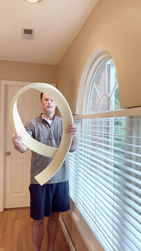 Arched Window Trim Ideas Interior, How To Trim An Arched Doorway, Archway Trim Ideas, Arch Trim Molding, Arched Window Trim, Window Trim Ideas Interior, Molding Window, Round Doorway, Box Molding