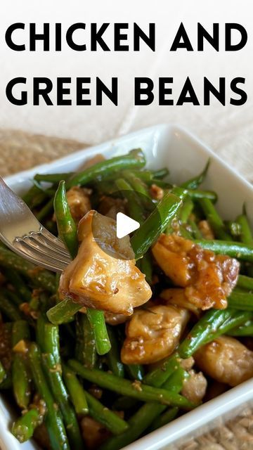 Laura Ashley Johnson RDN CDE | 💚🐓Chicken and Green Beans🐓💚
RECIPE on dinnerin321.com or click the link in my bio

#chicken #greenbeans #chickenandgreenbeans #takeout... | Instagram Chicken And Green Beans, Cooking Ideas Recipes, Chicken Green Beans, Noodles Lover, Green Beans Recipe, Mediterranean Lifestyle, One Pan Chicken, Ashley Johnson, Asian Inspired Dishes