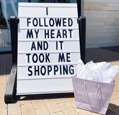 Funny Sidewalk Signs, Boutique Signs Ideas, Boutique Posts Ideas, Sidewalk Sign Ideas, Shop Signs Ideas, Store Signs Ideas Retail, Funny Store Signs, Boutique Signs Ideas Store Fronts, Boutique Signage