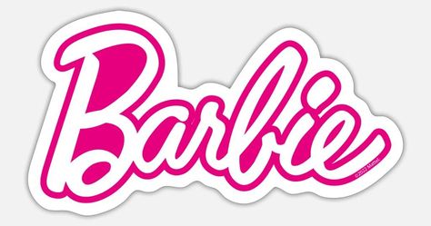 Barbie Logo Printable, Ginebra San Miguel Gin Cake, Topper Barbie, Barbie Stickers, Barbie Png, Diy Gift Bow, Baby Food Jar Crafts, Barbie Birthday Cake, Logo Rose