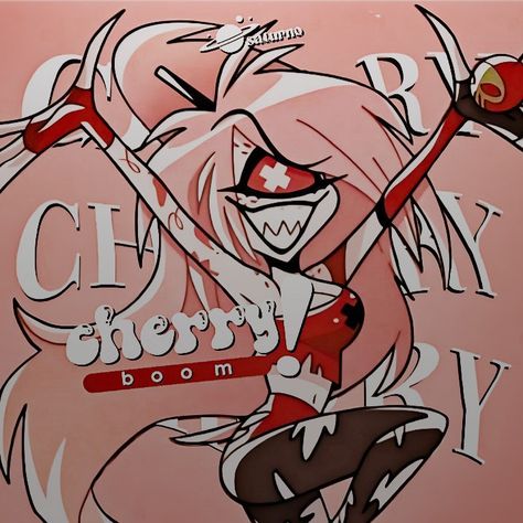 Cherry Boom, Kirishima Eijirou, Vivziepop Hazbin Hotel, Cherry Bomb, Cute Cosplay, Hotel Art, Helluva Boss, Hazbin Hotel, Pretty Art