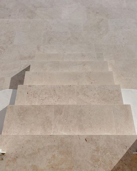 Lakehouse Gold Coast on Instagram: "Another before and after for you! We don’t have a before shot from the stairs when we bought the place but this is during the extension! The old stairs were very narrow and short so we extended them out to make the steps deeper and covered them in Latte Travertine #renovation #travertine" Travertine Steps, Travertine Stairs, Old Stairs, Outside Steps, Pakistan Home, Limestone Paving, Stone Step, Mandarin Stone, Ideas De Casa