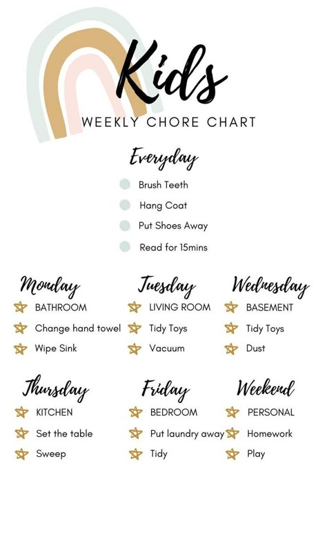 Kids Weekly Chore Chart, Editable Chore Chart, Weekly Chore Chart, Weekly Chore Charts, Kids Chores, Family Chore Charts, Chore Chart For Kids, Paper Snowflake, Parenting Knowledge