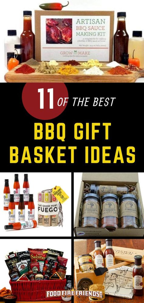 Searching for that perfect gift for a BBQ lover? We have some fantastic ideas here in our guide to the best in BBQ Gift Basket Ideas. #BBQ #Barbecue #Grilling #Grill #Smoker #OnTheGrill #Grillmaster Smoker Gift Basket, Gift Basket Ideas Blue, Smokers Gift Basket Ideas, Bbq Gift Basket Ideas, Grill Gift Basket, Bbq Gift Basket, Bbq Ideas Backyard, Grill Gifts, Recipes For Grilling