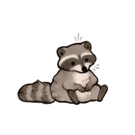 Raccoon Drawing, Raccoon Art, Animal Doodles, Cute Raccoon, Cute Doodles Drawings, Racoon, Cute Animal Drawings, Doodle Drawings, Cute Little Animals