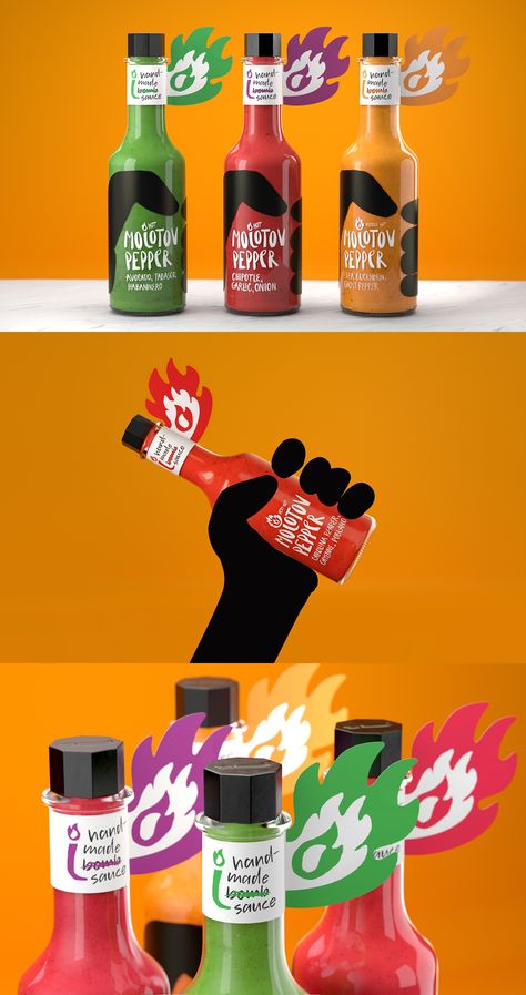 Condiments Packaging Design, Chilli Packaging Design, Condiment Packaging Design, Hot Sauce Packaging Design, Chilli Packaging, English Logo Design, Salsa Packaging, Condiment Packaging, Condiments Packaging