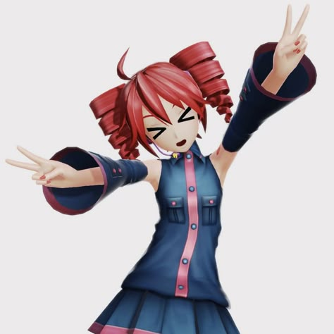 Kasane Teto Pfp, Teto Utauloid, Triple Baka Squad, Video Game Graphics, Triple Baka, Teto Kasane, Miku Project Diva, Hatsune Miku Project Diva, Kasane Teto