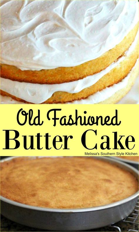 Yellow Cake Recipe, Butter Cake Recipe, Easy Butter, Recipe Sweet, Homemade Butter, Pound Cake Recipes, Butter Cake, Savoury Cake, Cake Cake