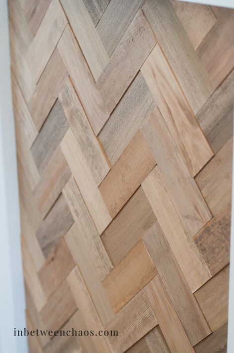 How to Lay Out a Herringbone Design | inbetweenchaos.com Herringbone Wood Fireplace Surround, Herringbone Wall Panel, Wood Herringbone Fireplace, Herringbone Wood Backsplash, Wood Herringbone Backsplash, Herringbone Wood Fireplace Wall, Herringbone Fireplace Wall, Herring Bone Wall, Herringbone Fireplace Surround